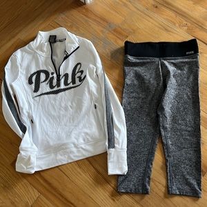 Pink outfit XS top S bottom